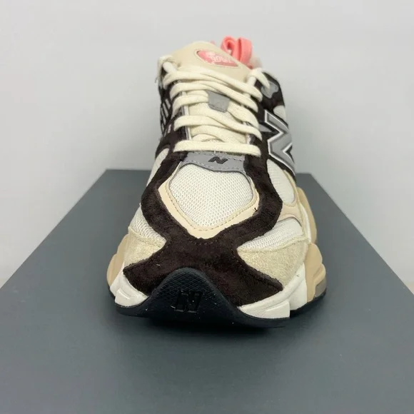 New Balance Men’s Sandstone Brown White 9060 Athletic Y2K Inspired Sneakers‎ - Picture 8 of 12